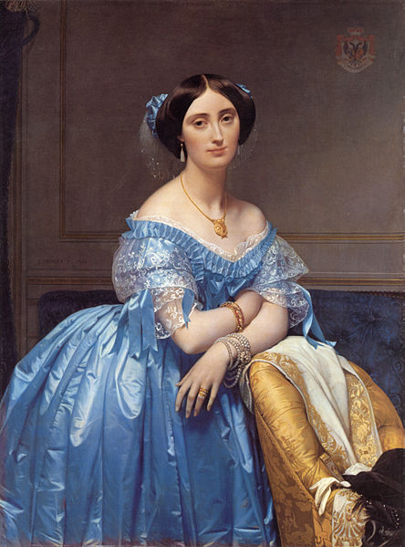 Portrait of the Princess Albert de Broglie